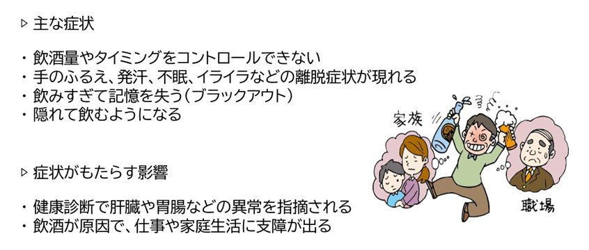 主な症状・症状がもたらす影響